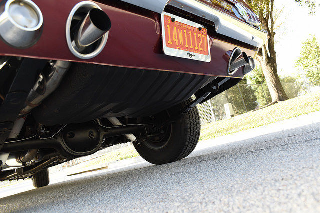 1965 Burgundy Ford Mustang