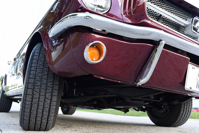 1965 Burgundy Ford Mustang