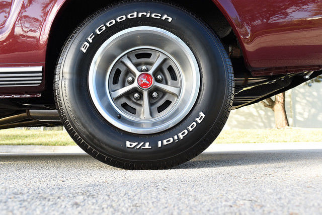 1965 Burgundy Ford Mustang