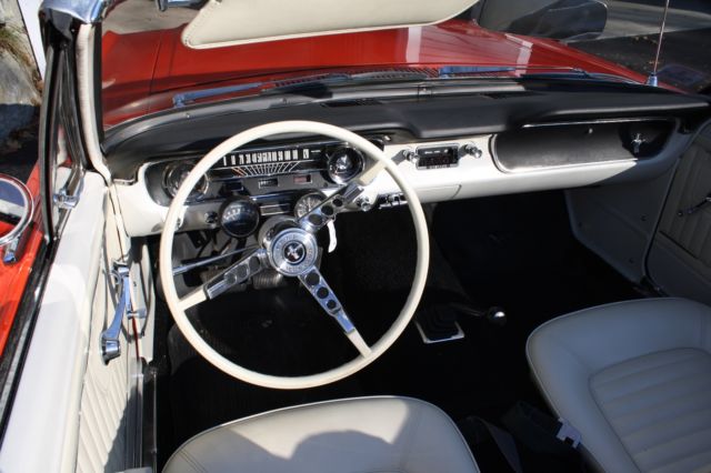 1965 Red Ford Mustang Convertible