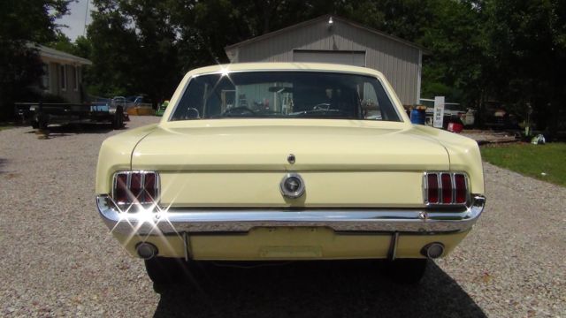 1965 Yellow Ford Mustang Coupe