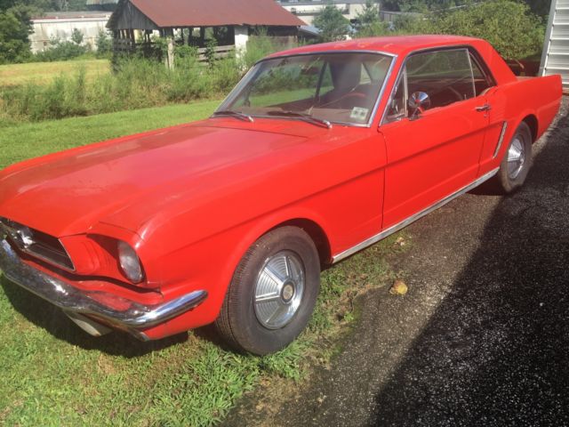 1965 Red Ford Mustang Coupe