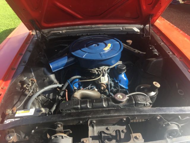 1965 Red Ford Mustang Coupe