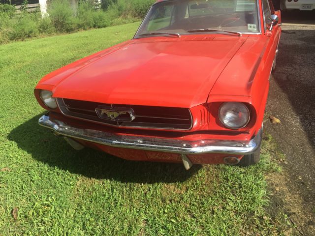 1965 Red Ford Mustang Coupe