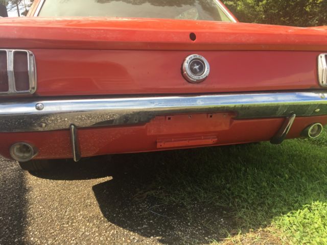 1965 Red Ford Mustang Coupe