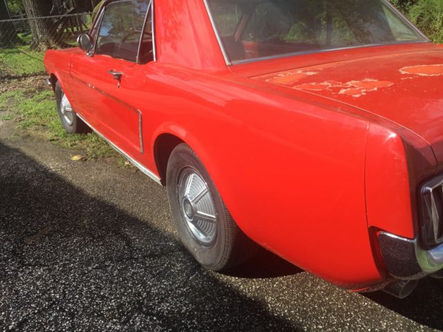 1965 Red Ford Mustang Coupe