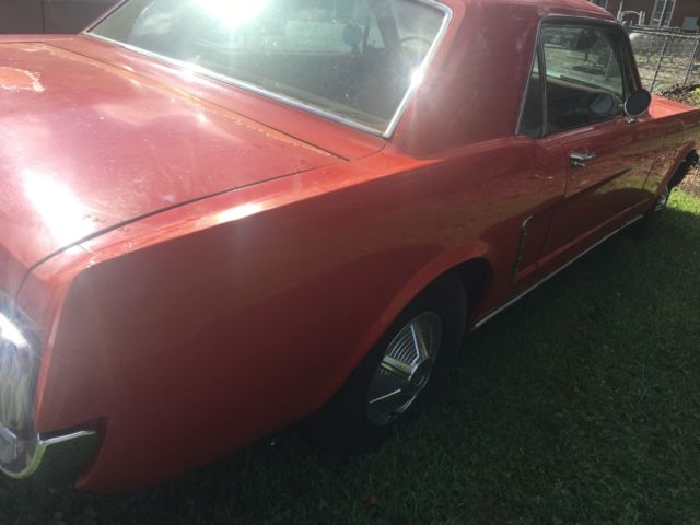 1965 Red Ford Mustang Coupe