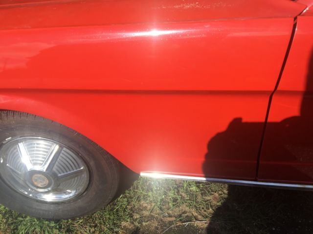 1965 Red Ford Mustang Coupe