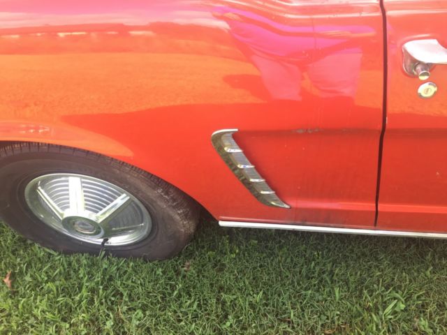 1965 Red Ford Mustang Coupe