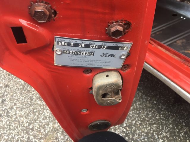 1965 Red Ford Mustang Coupe