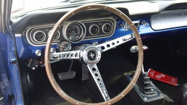 1965 Blue Ford Mustang Coupe