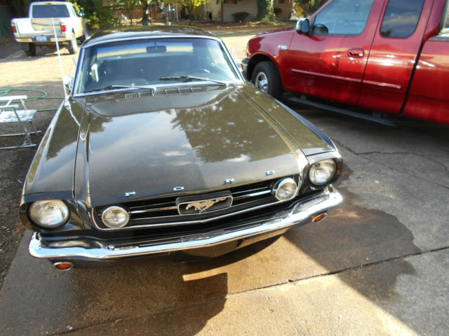 1965 Green black with flake Ford Mustang Coupe