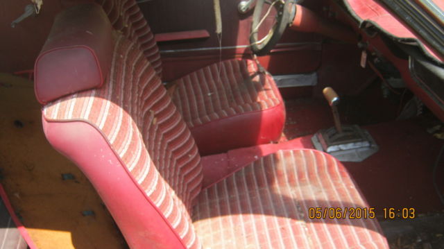 1965 red rust Ford Mustang