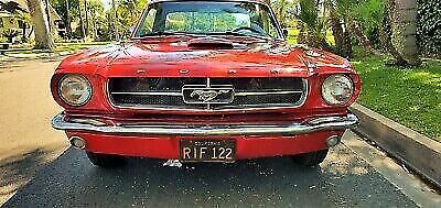 1965 Red Ford Mustang Coupe