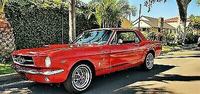 1965 Red Ford Mustang Coupe