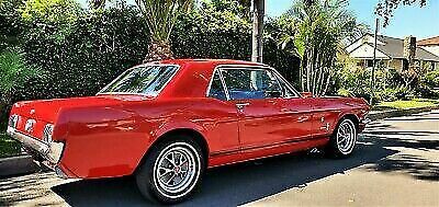 1965 Red Ford Mustang Coupe