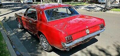 1965 Red Ford Mustang Coupe