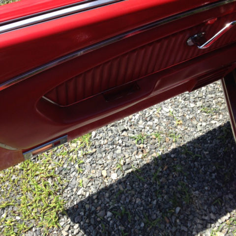 1965 Red Ford Mustang Convertible