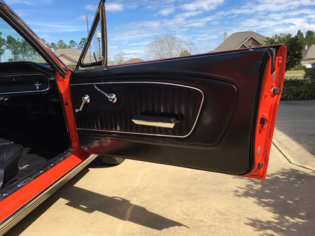 1965 Poppy Red Ford Mustang Convertible