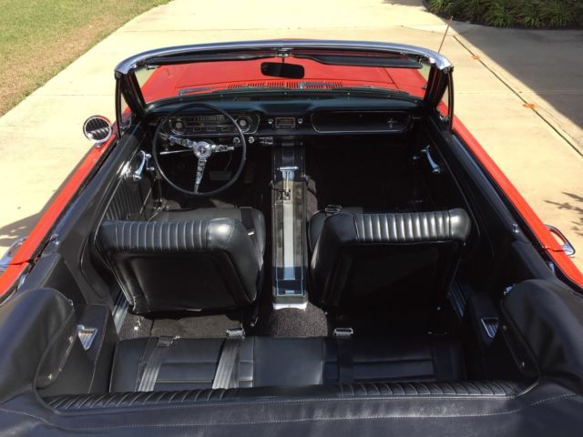 1965 Poppy Red Ford Mustang Convertible