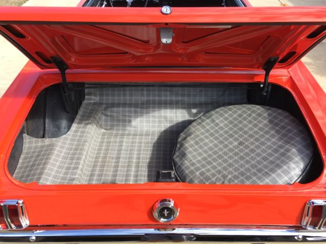 1965 Poppy Red Ford Mustang Convertible