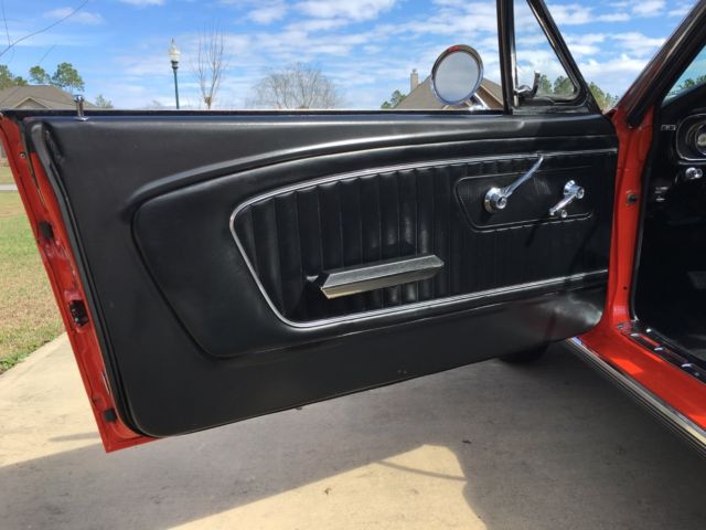 1965 Poppy Red Ford Mustang Convertible