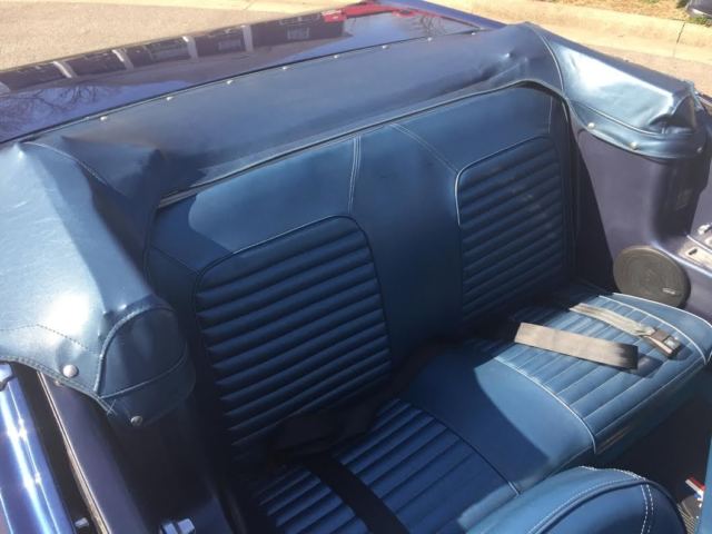 1965 Blue Ford Mustang Convertible