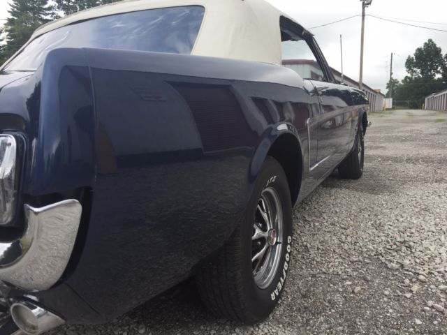 1965 Blue Ford Mustang Convertible