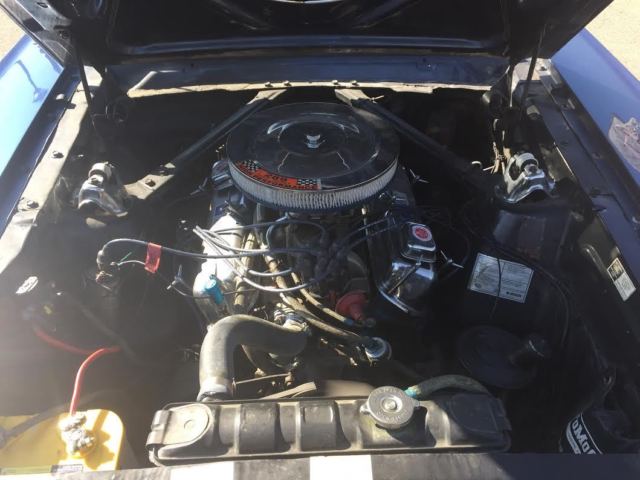 1965 Blue Ford Mustang Convertible