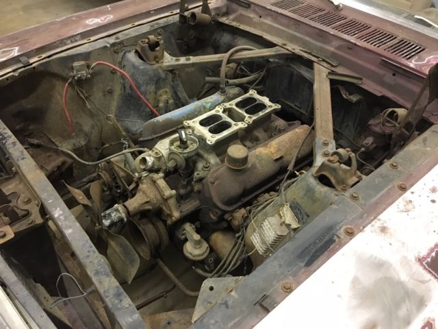 1965 Burgundy Ford Mustang Convertible