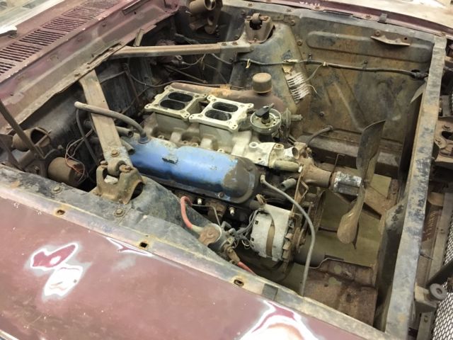 1965 Burgundy Ford Mustang Convertible