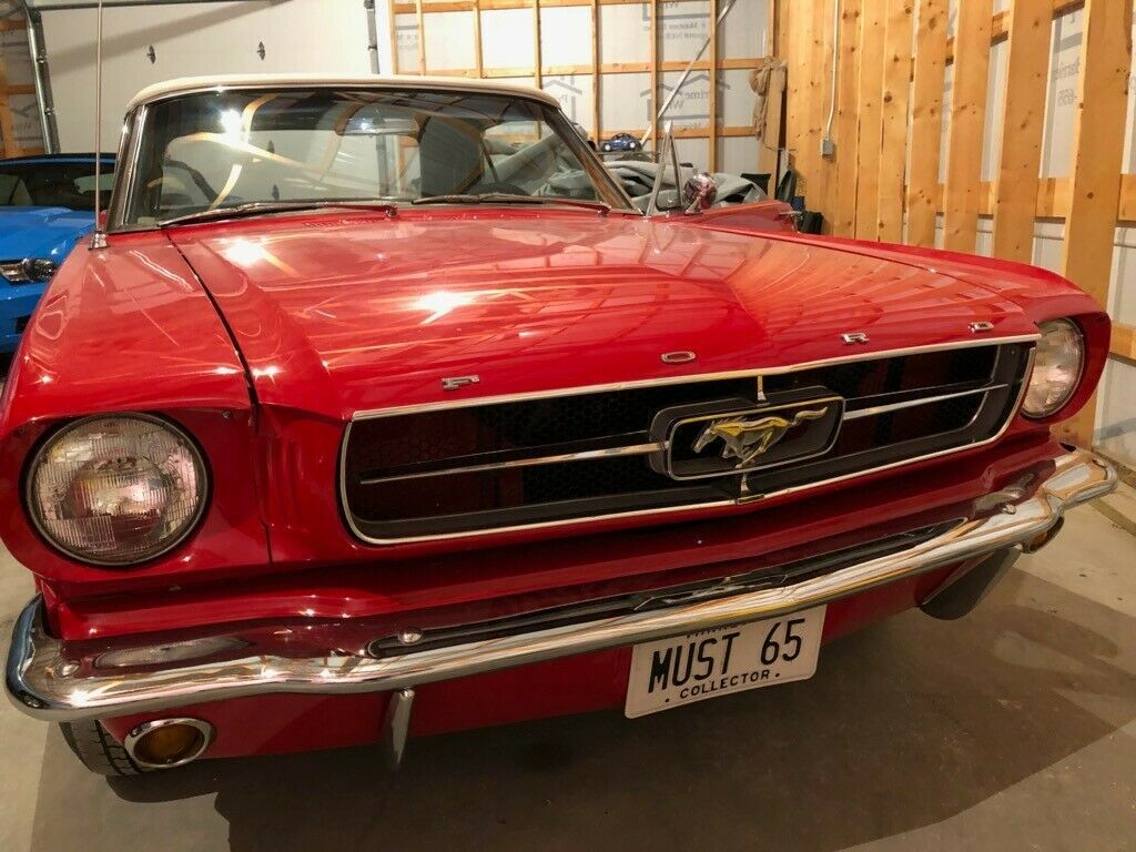 1965 Red Ford Mustang Convertible