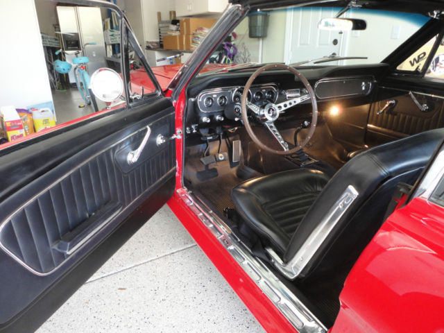 1965 Red Ford Mustang Convertible
