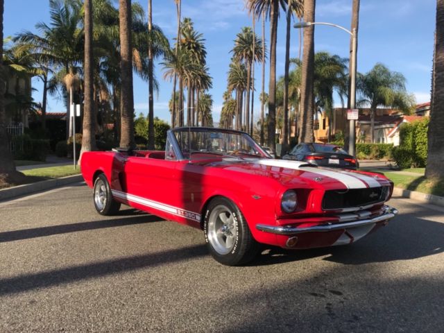 1965 Red Ford Mustang Convertible