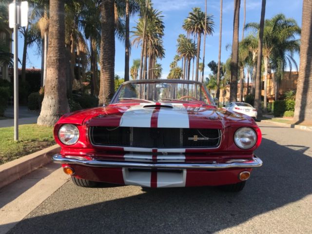 1965 Red Ford Mustang Convertible