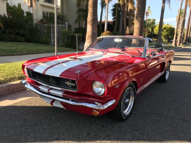 1965 Red Ford Mustang Convertible