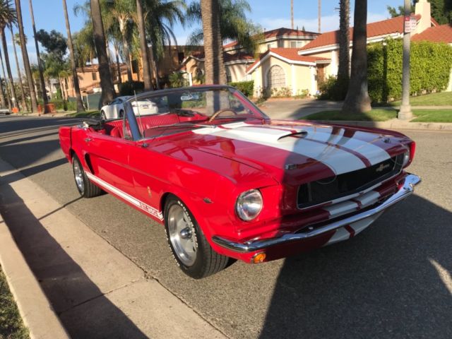 1965 Red Ford Mustang Convertible