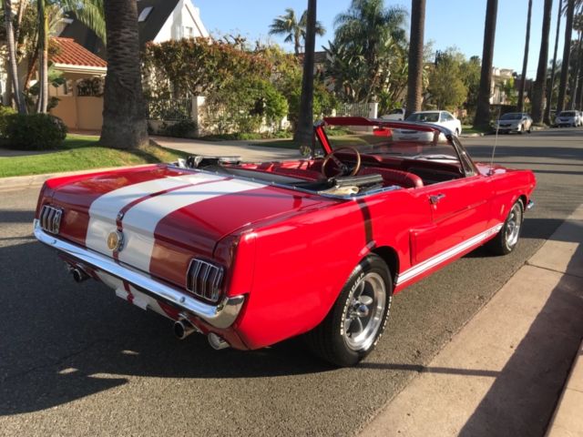 1965 Red Ford Mustang Convertible