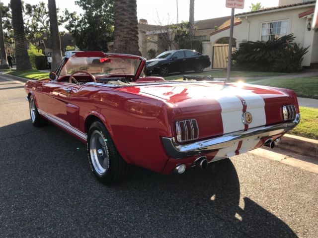 1965 Red Ford Mustang Convertible