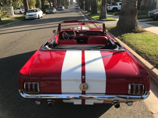 1965 Red Ford Mustang Convertible