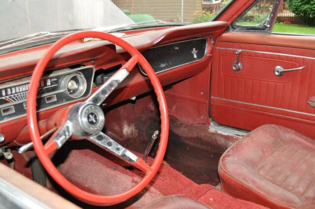 1965 Black Ford Mustang Convertible
