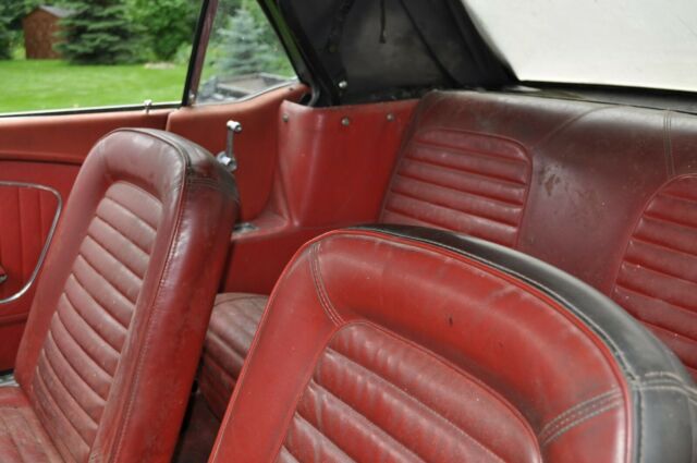 1965 Black Ford Mustang Convertible