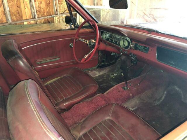 1965 Black Ford Mustang Convertible