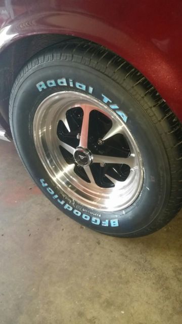 1965 Metallic Burgandy Ford Mustang Convertible