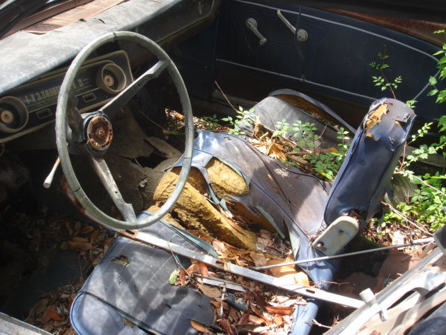 1965 Blue Ford Mustang Convertible