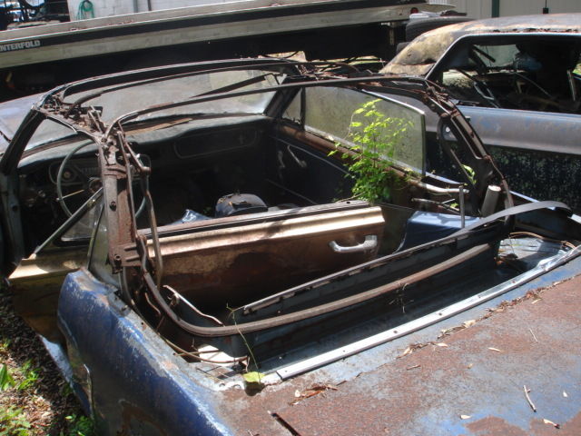 1965 Blue Ford Mustang Convertible