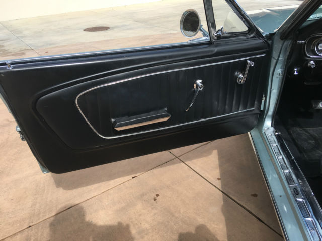 1965 Green Ford Mustang Convertible