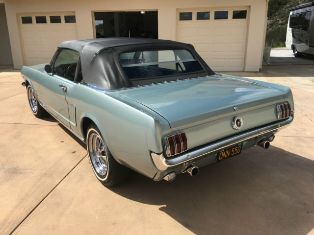 1965 Green Ford Mustang Convertible