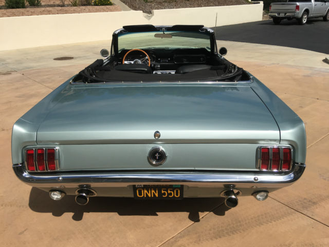 1965 Green Ford Mustang Convertible