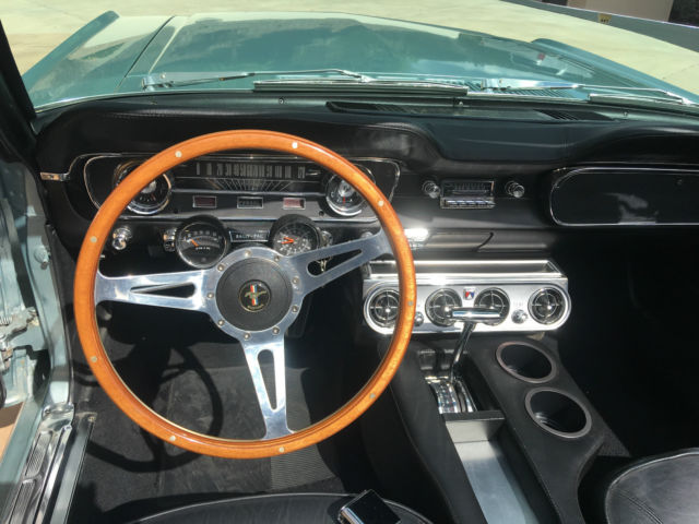 1965 Green Ford Mustang Convertible